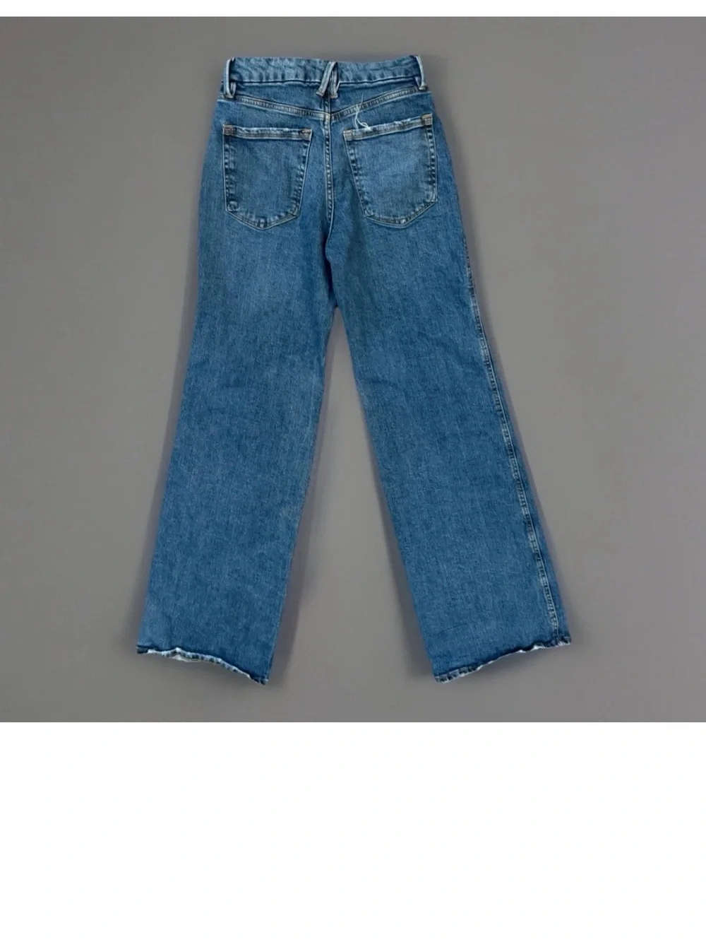 GOOD AMERICAN Womens Good Skate Jeans Size 4/27 High Waisted Blue 90s Fit